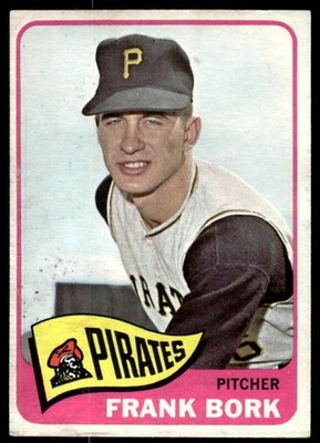 1965 TOPPS FRANK BORK 592 GOOD RC SP BASEBALL PITTSBURGH PIRATES