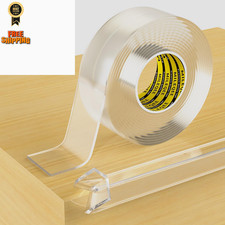 Clear Edge Protector Strip, 1.18in x 9.84FT, 1 Pack x x