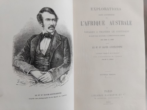 LIVINGSTONE 1881 EXPLORATIONS AFRIQUE AUSTRALE RELIURE GRAVURES CARTES VOYAGE - Picture 4 of 10