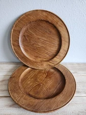12 ½ inch Wooden Charger Plate