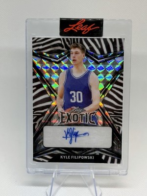 Kyle Filipowski 2022-23 Leaf Zebra Auto /7 #BA-KF2