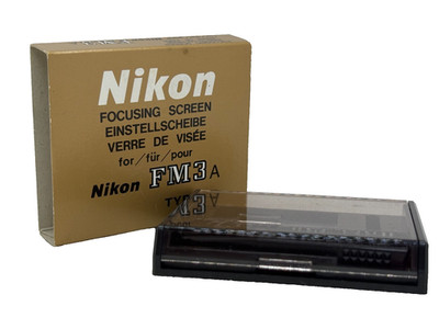 【EXC+5 in BOX】 Nikon Focusing Screen Type E3 (Grid) for FM3A 35mm Film Camera JP