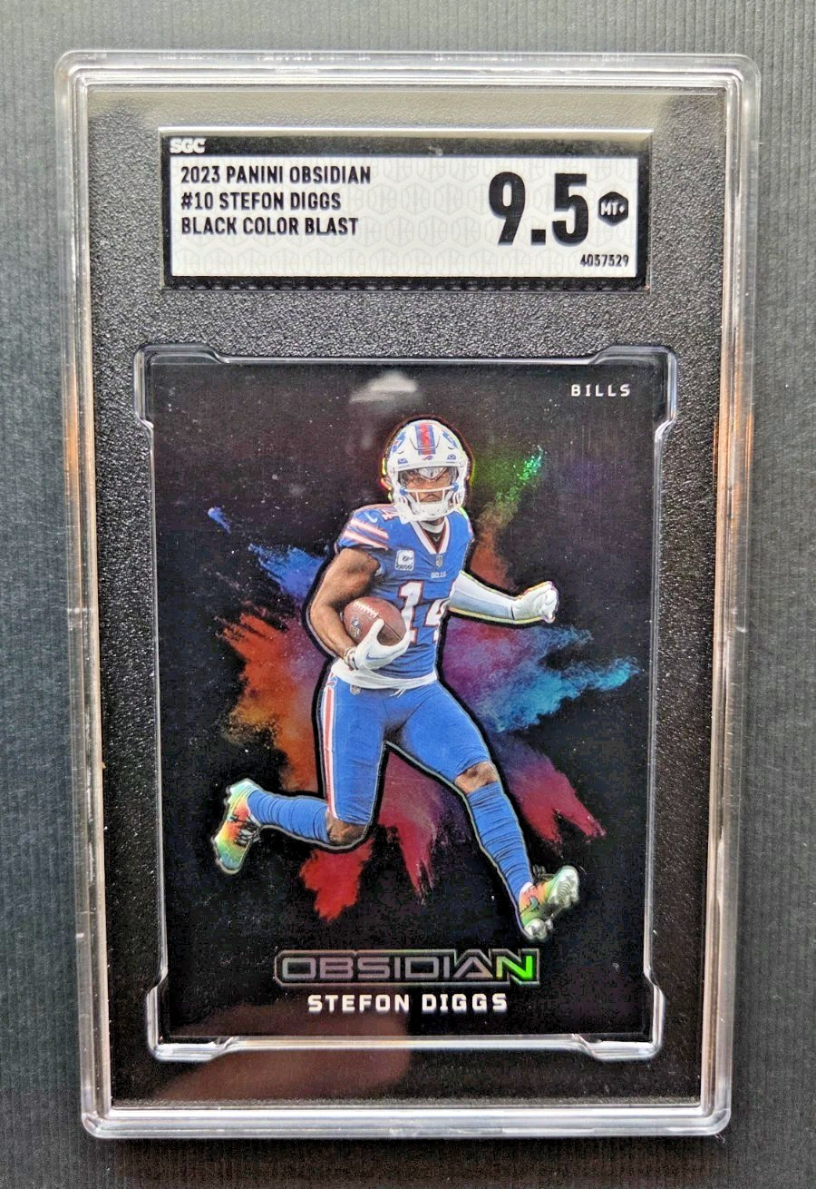 2023 Panini Obsidian Black Color Blast - Stefon Diggs #10 SGC 9.5 Bills SSP