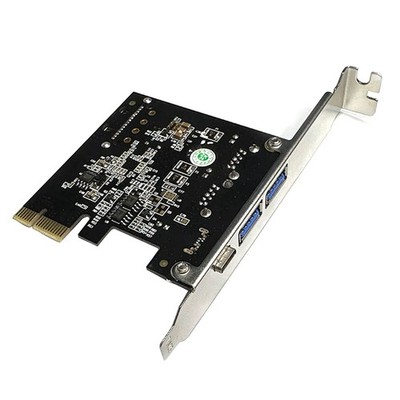 Schwarz 1 USB 3.1 Typ C 2 USB 3.0 Typ A Adapter Erweiterungskarte