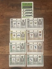 Complete Pokémon Battle-e Iron Defense Set - 8 Trainer Cards + Battle Record Car