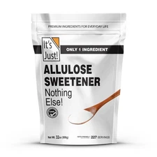 It's Just - Allulose Sugar Substitute, Keto Friendly Sweetener Non-Glycemic 32oz