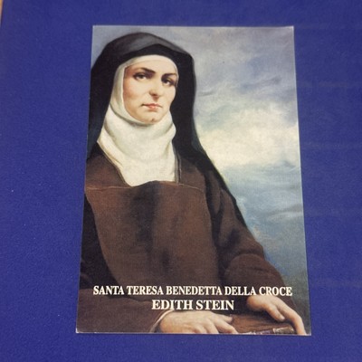 SAINT TERESA BLESSED OF THE CROSS EDITH STEIN Santino - sacred image