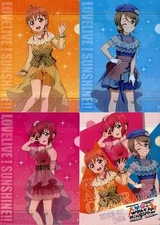 Clear file CYaRon! Clear file set of 4 "Love Live! Sunshine!! CYaRon! 2nd