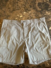 Men's Chaps Golf Zip Cargo Pockets  Casual Dress Shorts Size 42x9