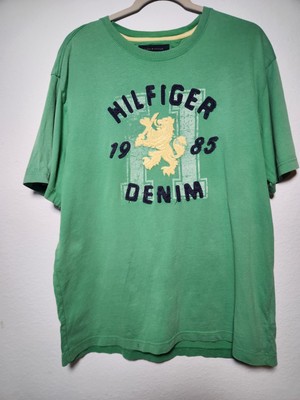 Tommy Hilfiger Denim 1985 Lion Green T-shirt Size L