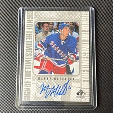 Upper Deck 1998-99 SP Authentic Sign of the Times Manny Malhotra #MM Auto Range…