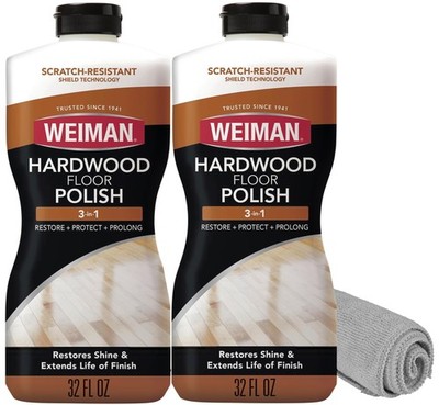 Weiman Wood Floor Polish and Restorer 32 Oz 3PC Bundle - 32 Fl (Pack of 3)