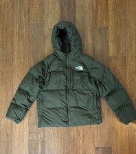 The North Face Boys Large Olive Green Down Ho...