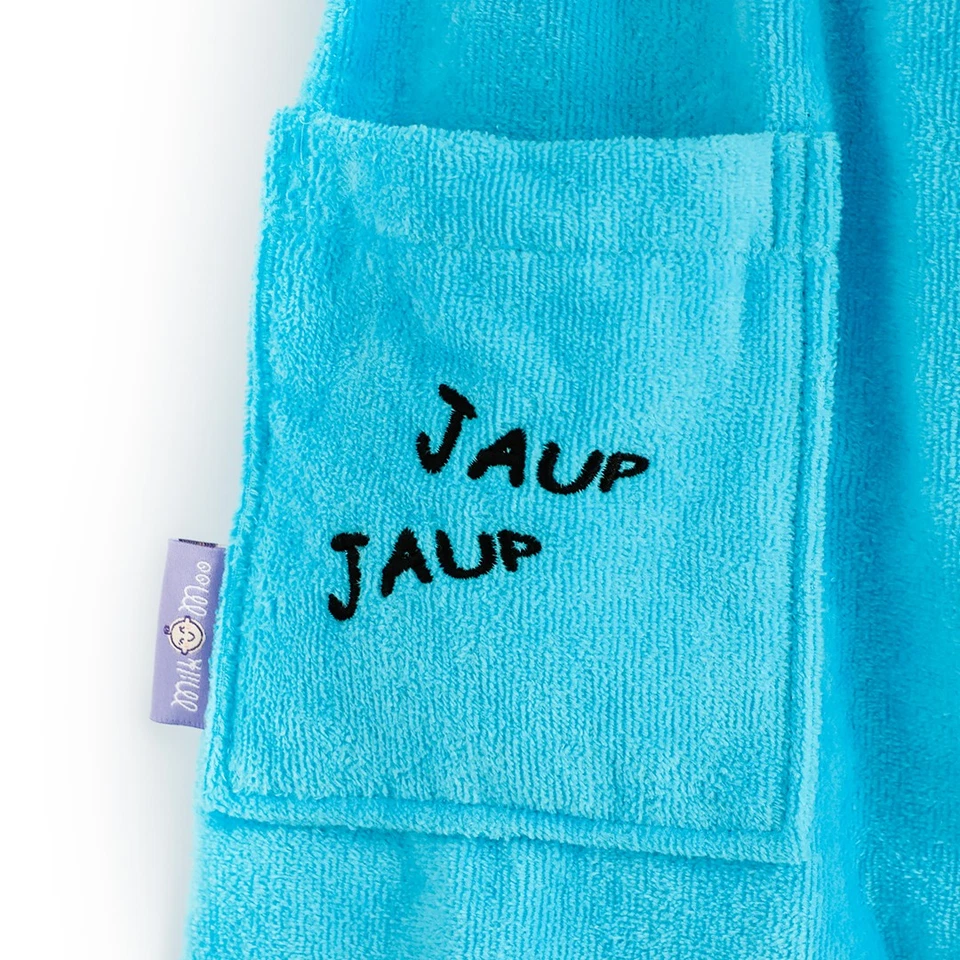 Milk&Moo Bata Infantil "Cool Koala" 100% Algodón, Ultra Suave y Absorbente con Foto 4 de 4