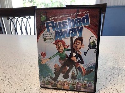 Flushed Away 2006 DVD   DreamWorks & Aardman 2007    VG Condition