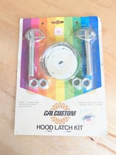 Nos Set Of Cal Custom Hood Pin Kit Latch Lock Chevy Ford Dodge Amc Buick Vintage