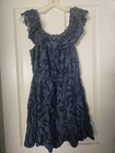 Tanoa Girls Size 16 Blue Polynesian Floral Dress — photo 6