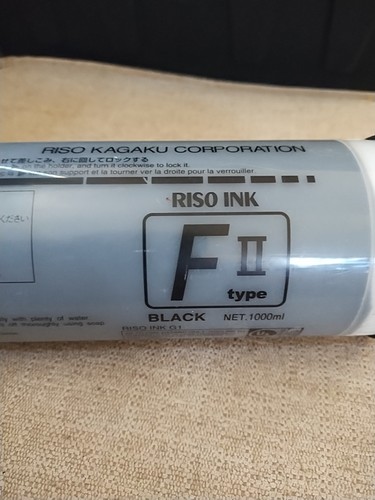 Riso Ink F-ii (F2) Type Black, 1000 ML - Picture 5 of 7