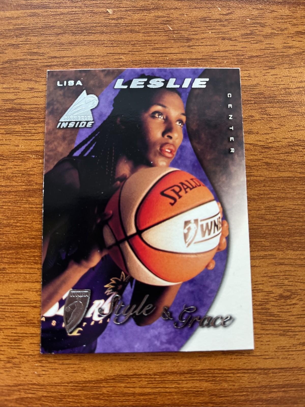 1997 Pinnacle Inside WNBA #73 Lisa Leslie Court Collection Los Angeles Sparks