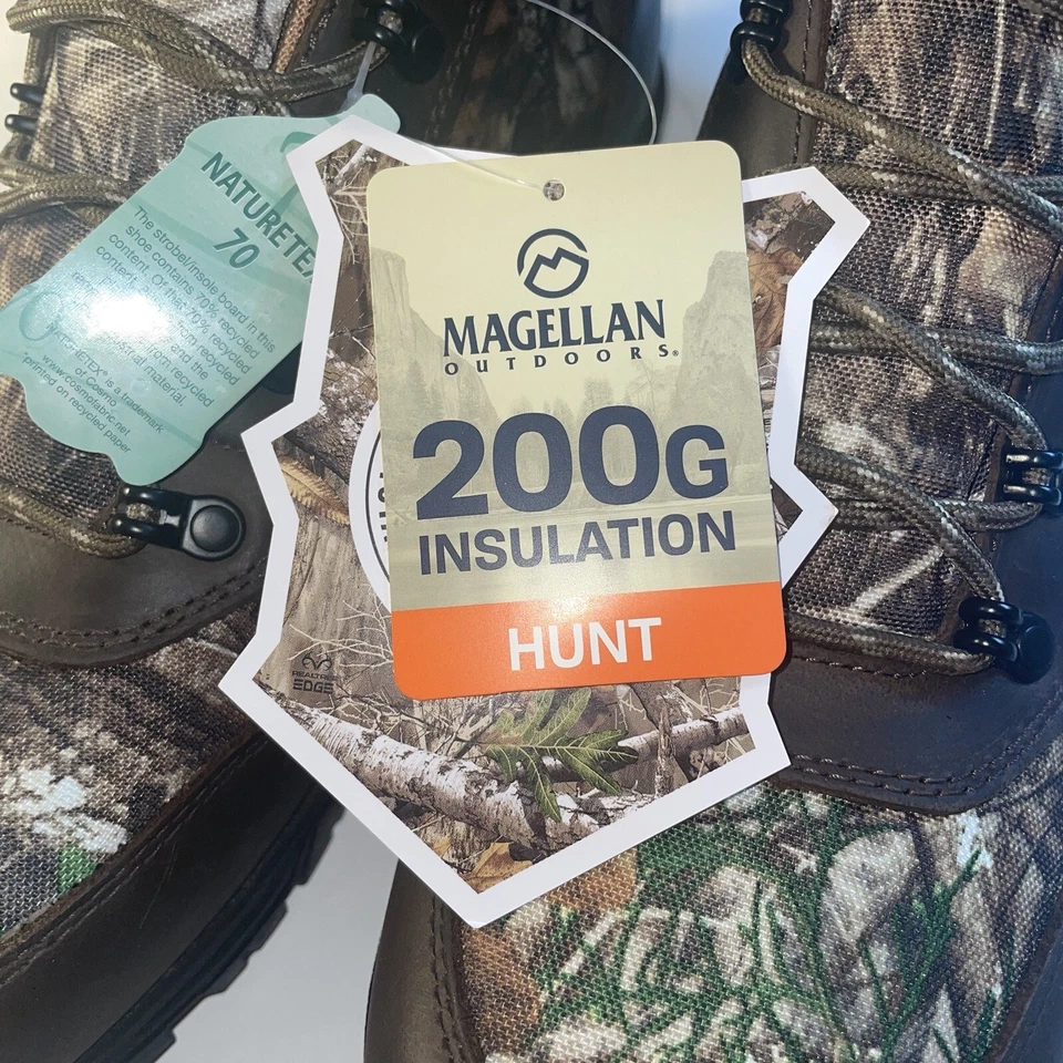 Magellan Reload Hiker 3.0 Hunting Boots NEW Realtree Edge Men’s Size 11.5 - Image 2 of 4