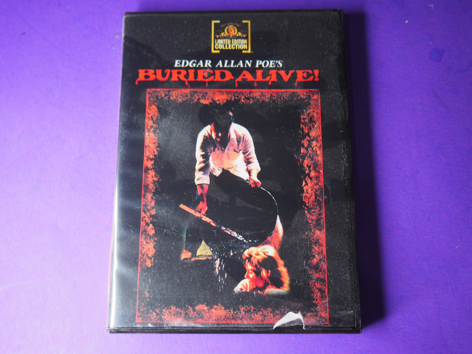 Buried Alive 1989 Horror DVD with Robert Vaughn Donald Pleasance Edgar Allen Poe