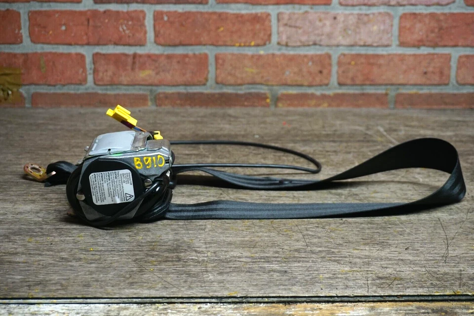 RETRATOR DE CINTO DE SEGURANÇA PRETO 2005-2007 AUDI A4 QUATTRO SEDAN CENTRO TRASEIRO MÉDIO FABRICANTE DE EQUIPAMENTO ORIGINAL - Imagem 3 de 4