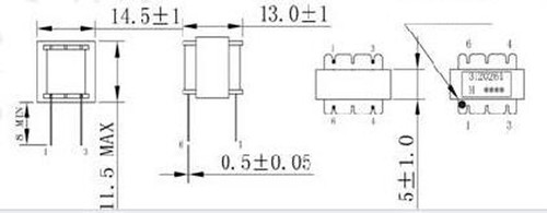 US Stock 10 Audio Transformers 600:600 Ohm Europe 1:1 EI14 Isolation Transformer - Picture 4 of 4