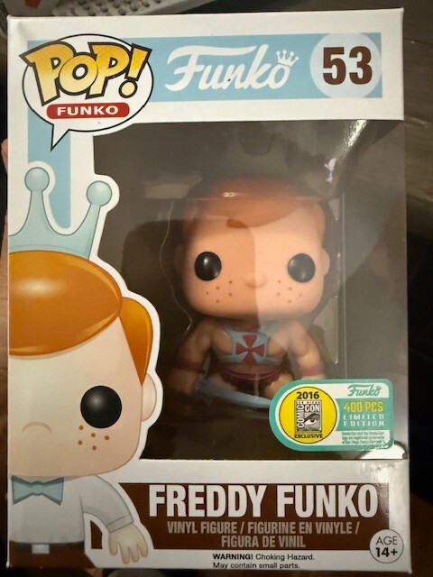 En Oferta Freddy Funko Como He-Man Le 400 Piezas Pop Sdcc 2016 Exclusivo Abovedado Se 53