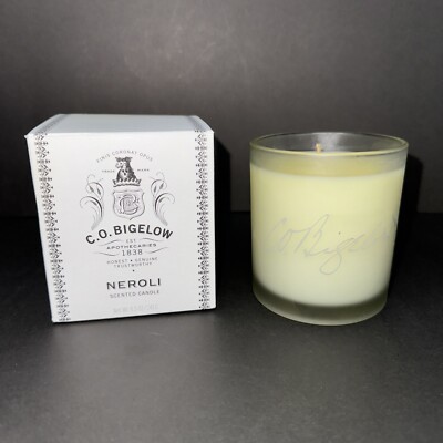 C.O. BIGELOW Apothecary Neroli Candle Greenwich NYC 8.5 Oz Healing Aromatherapy