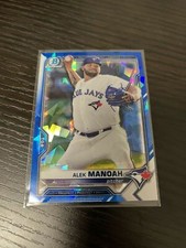 2021 TOPPS Rookie RC ALEK MANOAH BOWMAN CHROME BLUE Sapphire CHROME CY YOUNG GEM