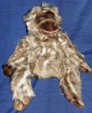 TY MONKEY APE 14" stuffed beanbag plush Two Tone 2004