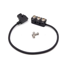 D-tap Male to 2 x 0B 2-pin 1 x Fischer RS 3 Pin Female Power Splitter Cable Box