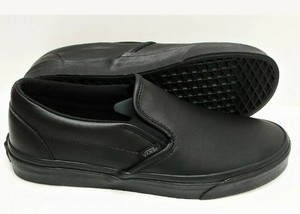 tumble slip on white vans