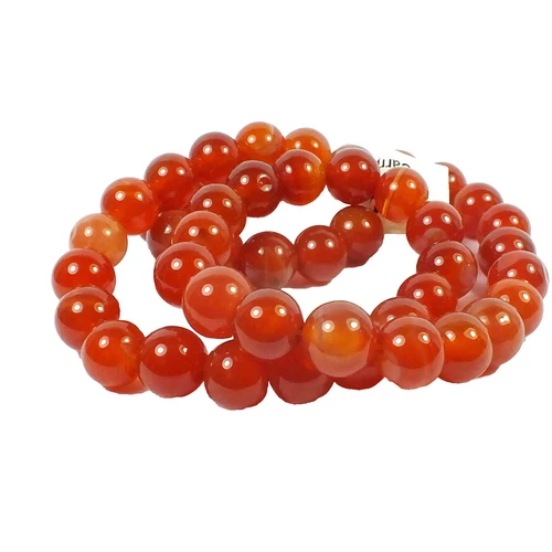 Carnelian Gemstone 8mm Round Bead Loose Strung (EA2200) crystal gem healing - product listing photo
