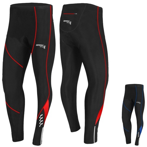 Mens Cycling Tights Thermal Legging Bicyle Cycle Pant Trouser Coolmax