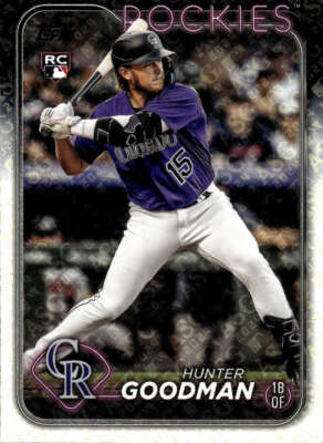 Hunter Goodman RC 2024 Topps All Star Game Foil Stamp #432 ROOKIE MLB ...