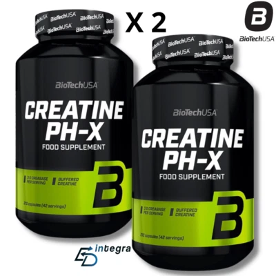 BIOTECH USA - Creatine PH-X 210 cps x 2 Creatina in Formula Tamponata Alcalina