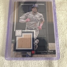 2024 Topps Museum Christopher Morel Meaningful Material /99 Cubs