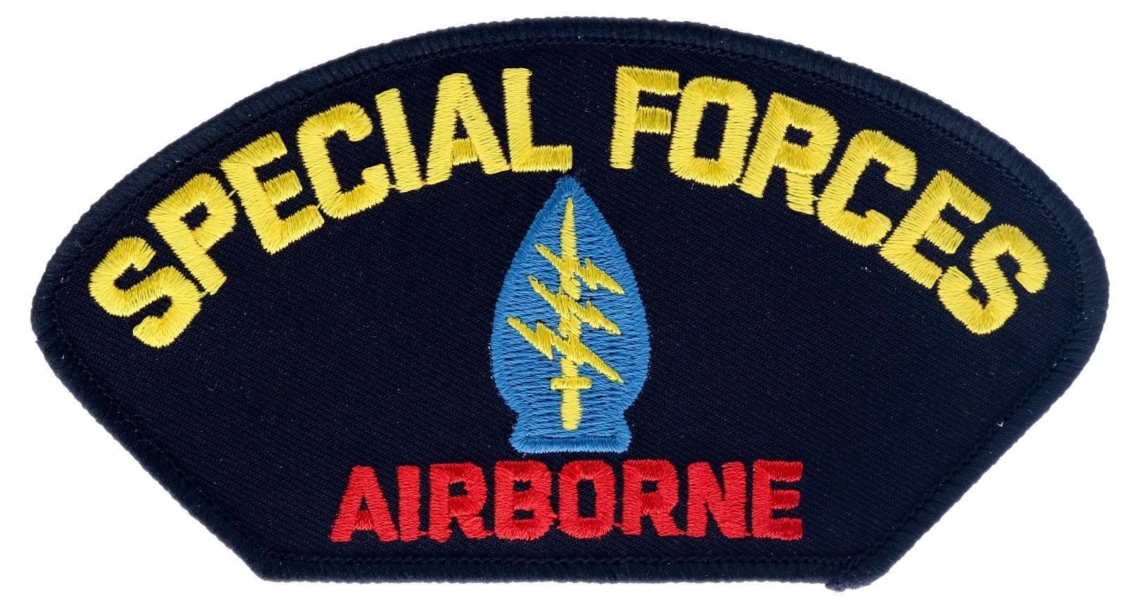 Army Special Forces Airborne 5 Inch Cap Hat Embroidered Patch HON1537 F1D17T