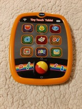 Vtech Tiny Touch Tablet Learning Activity Toy LIGHTS MUSIC SOUNDS 7"x5.5" WORKS