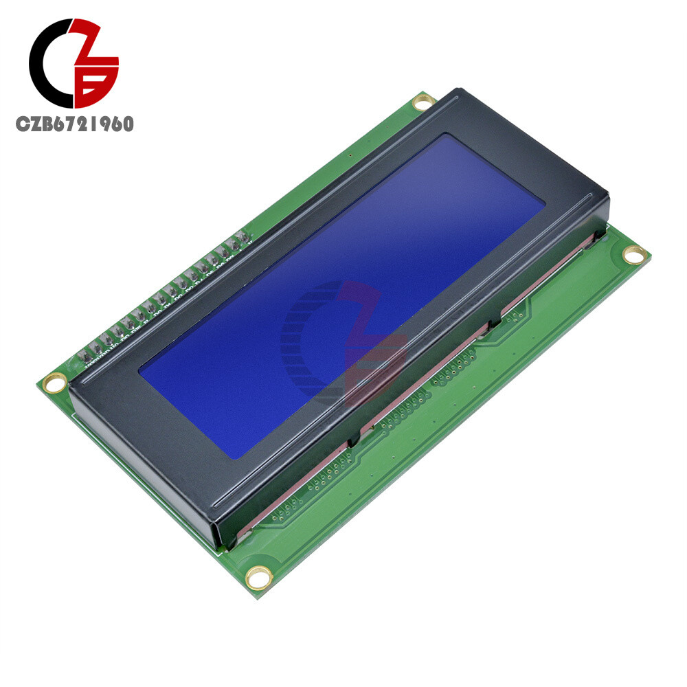 20x4 Character LCD Module With I2C Interface – Blue Backlight, Easy Arduino/RPi Hookup