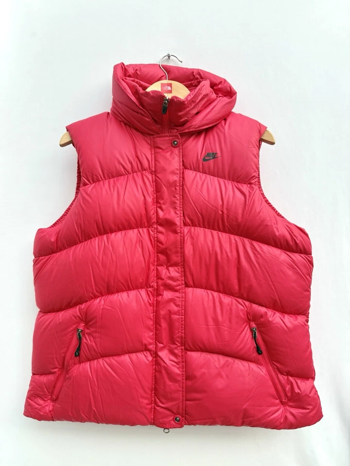 Nike 550 Down Gilet Puffer Vest Pink Womens XXL UK 24–26 ACG Sportswear BNWT - Image 2 of 4
