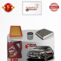Inspektionskit Filter Und ÖL Mercedes Gla 180 CDI 80KW 109CV Von 2016->