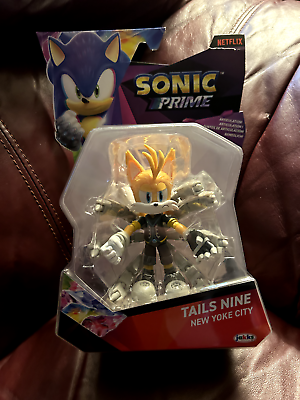 Jakks Pacific Sonic Prime Tails Nine New Yoke City 5-in