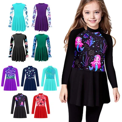 MARKENLOS DE~ Mädchen Kinder Badeanzug Muslim Islamische Schwimmanzug Bademode UV Schut