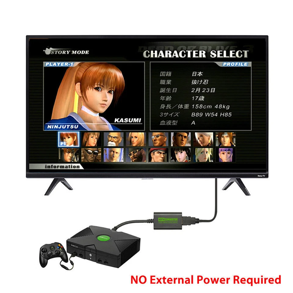 HDMI Cable Adapter Converter Component XBOX to HDMI for Original Game Console - Image 3 of 4