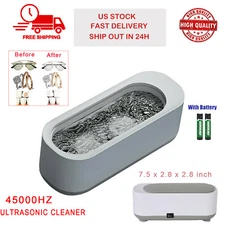 Ultrasonic Jewelry Cleaner Denture Glass Watch Ring Bath Tank Cleaning Machine