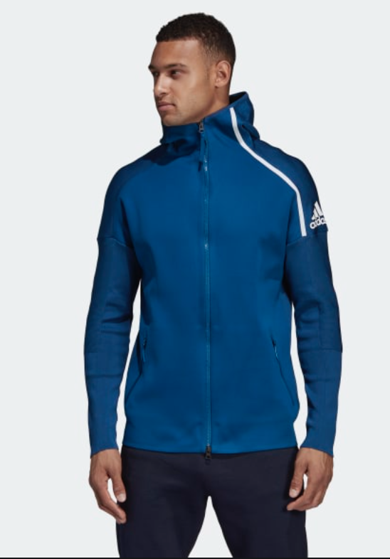 Adidas Men's ZNE Primeknit Hoodie Jacket SZ S DP5146 HD PK