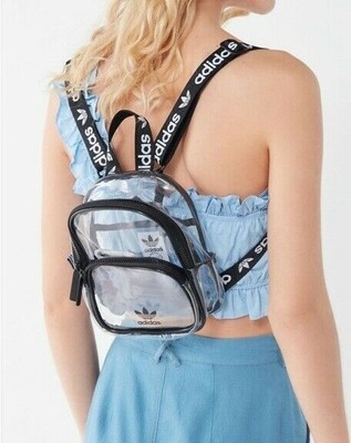 clear mini adidas backpack