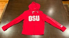 THE Ohio State Buckeyes Zip Hoodie Sweatshirt Victoria  s Secret Womens Medium